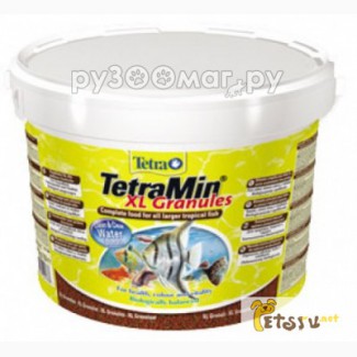 Tetra Min XL Granules корм для всех видов рыб, крупные гранулы 10 л (ведро), Ростов-на-Дон