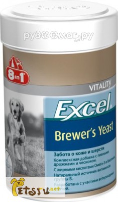 Excel skin and coat brewers yeast витамины инструкция по применению