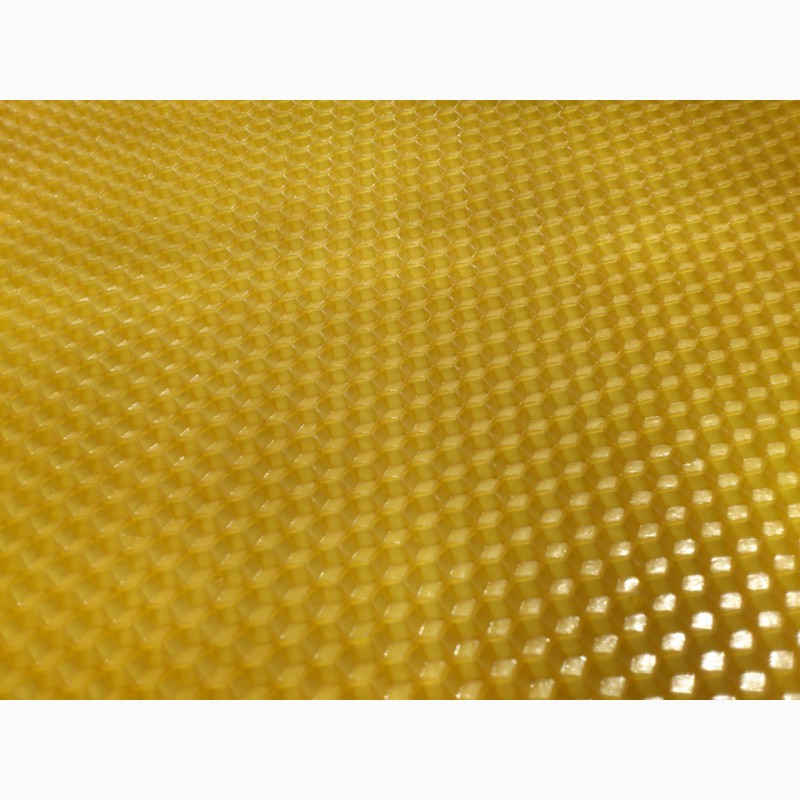 Фото 3. Вощина для пчел Максимум/Полумаксимум из 100 процентного пчелиного воска